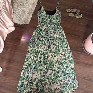 Forever 21 Multicolor Floral Maxi Dress